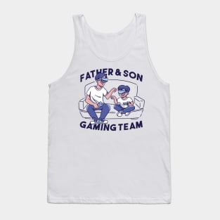 Father and Son Gaming Team Tank Top